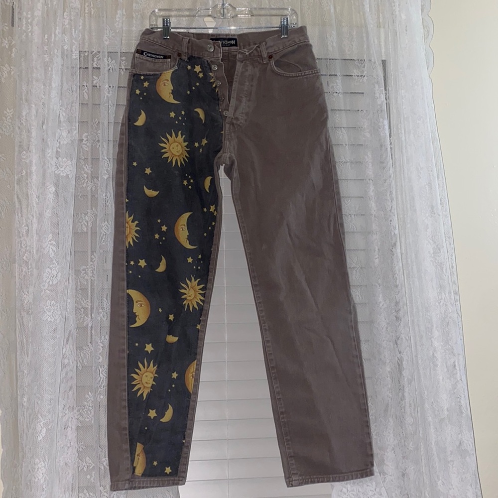 Custom denim jeans